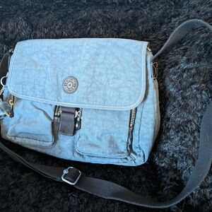 Kipling Light Blue Men's Messenger Bag